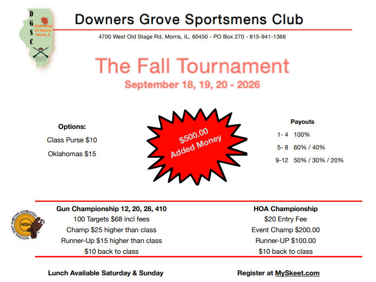 DGSC NSSA Fall Tournament